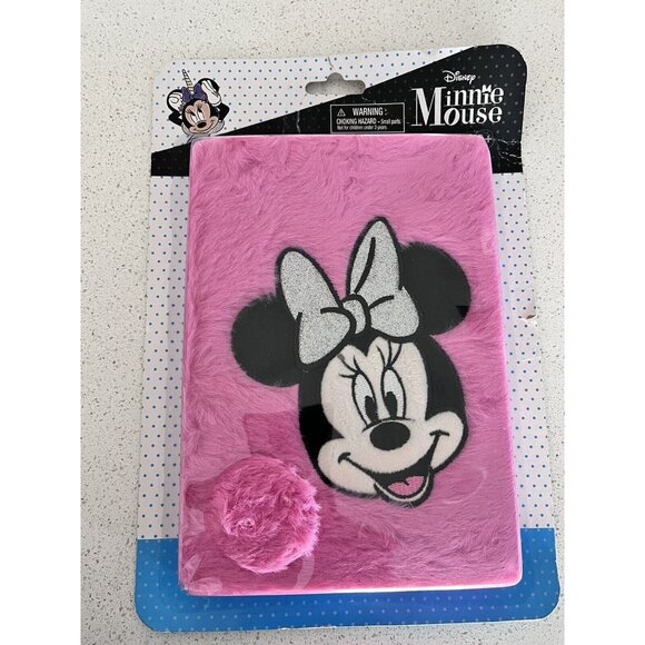 Disney Minnie Mouse Pink Fuzzy Bound Journal100 Sheets New in Package - Picture 1 of 5